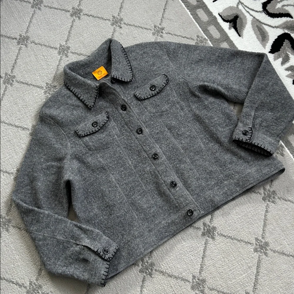 Ruby Rd. Gray Wool Jacket - Picture 2 of 7